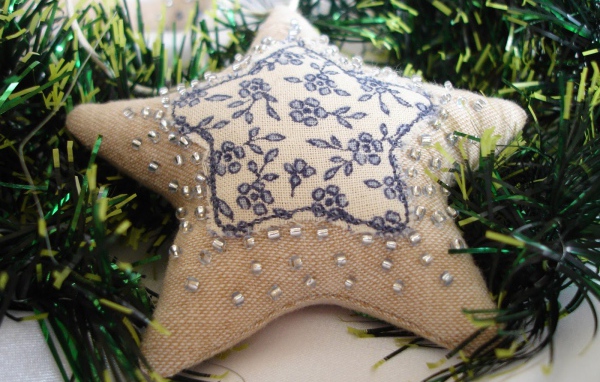 Елочные игрушки гжель