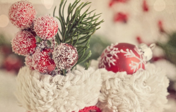 Елочные игрушки из еды