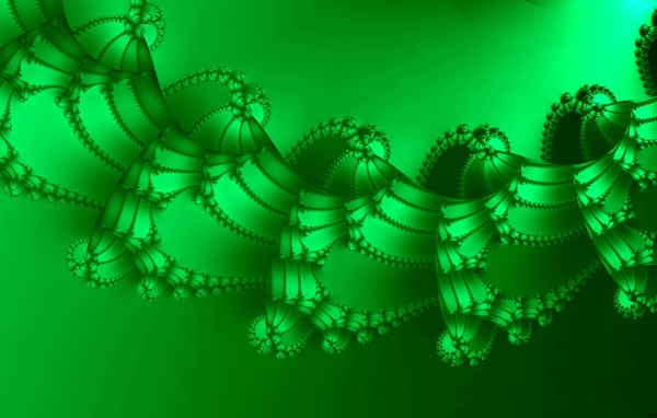 Гирлянда зеленая