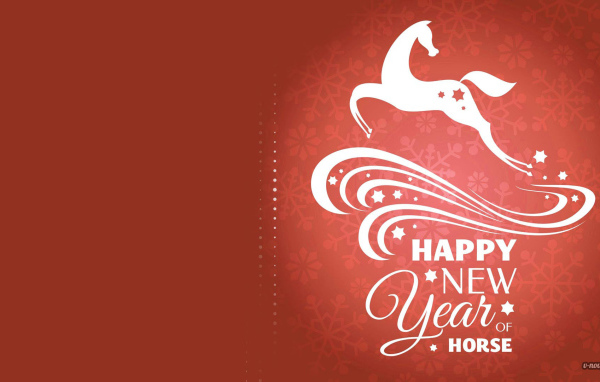 Праздник Нового 2014 Года лошади