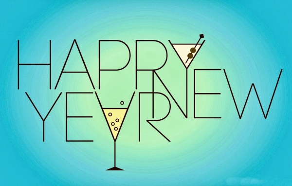 Новый год 2014 и шампанское