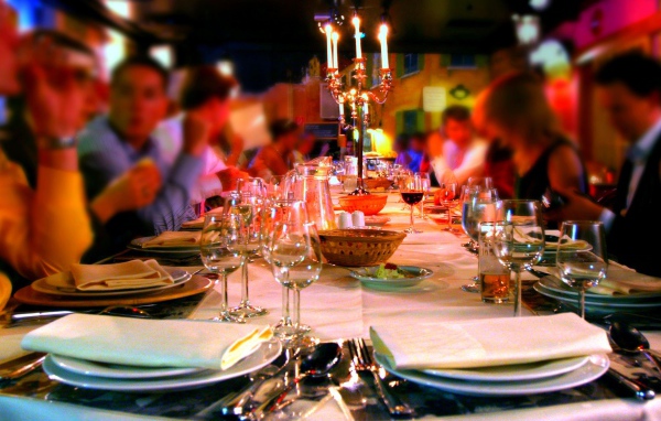 Новогодний праздничный стол