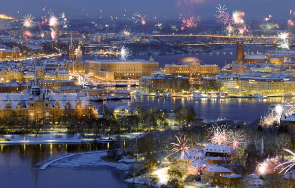 Новый год в большом городе