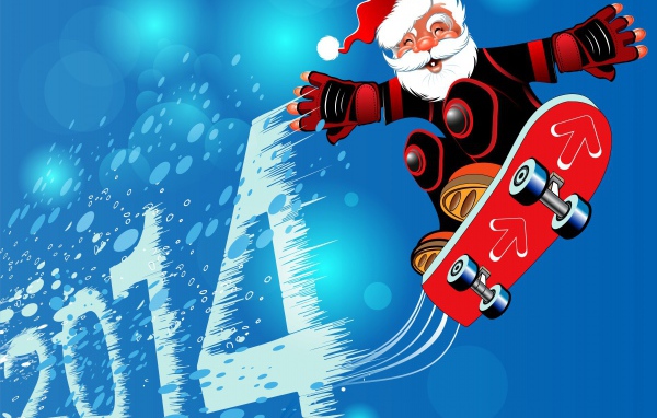 Дед мороз в новый год 2014