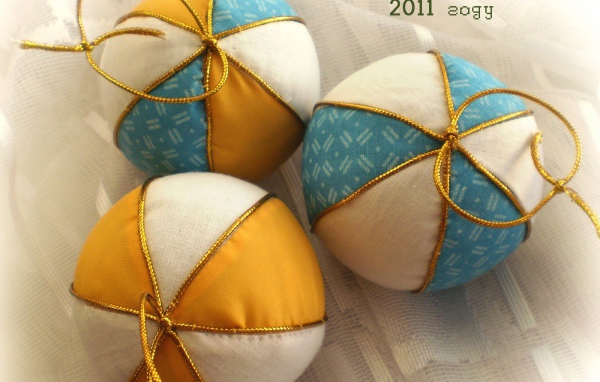 Mягкие елочные игрушки