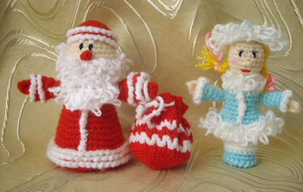 игрушка дед мороз и снегурочка