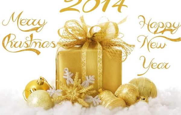 С Новым годом 2014 лошади