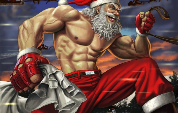 Дед мороз прикол