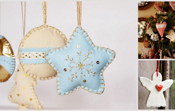 Cамодельные елочные игрушки