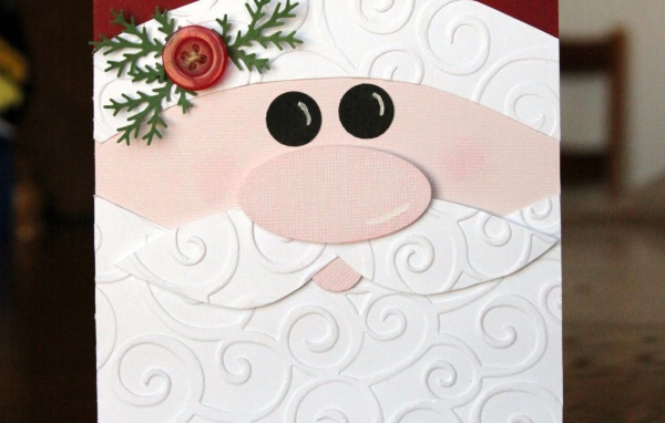 Дед мороз из бумаги