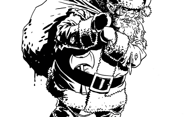 3омби дед мороз