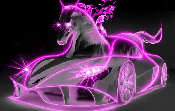 Розовая лошадь