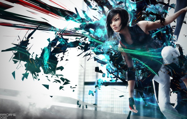 Девушка аттакует