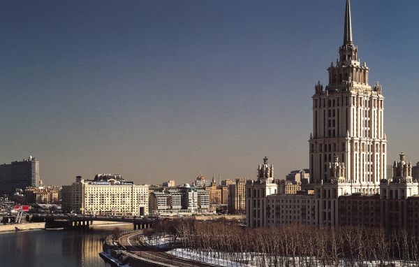 Посольство Великобритании в Москве зимой
