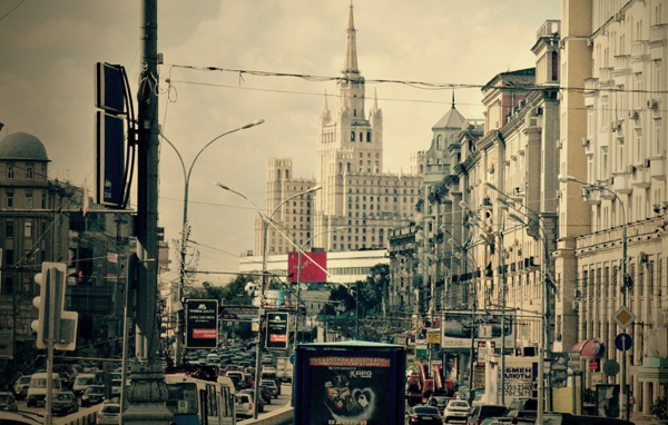 Городской пейзаж в Москве
