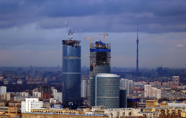 Москва строитса все время