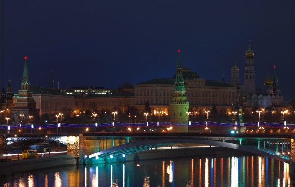 Мост в центре Москвы