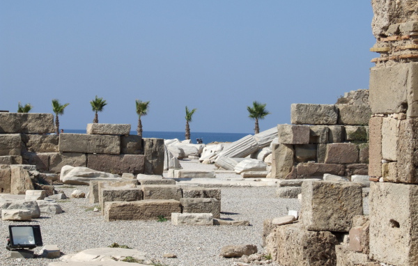 Древние руины Агора Турция