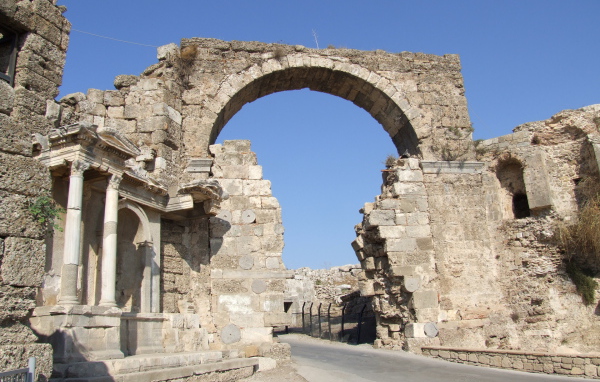 Древний город в Агора Турция