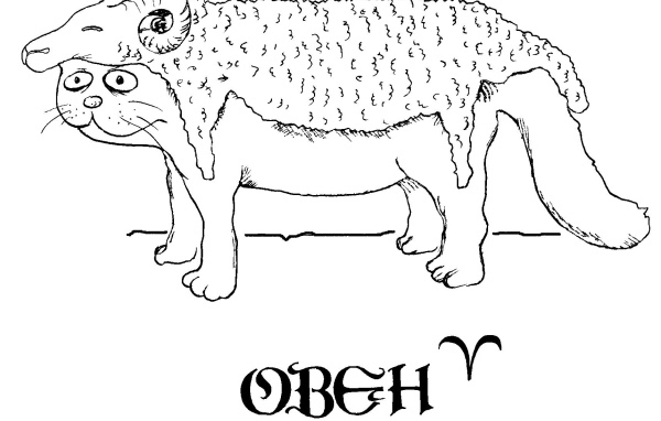 Овен, смешная картинка