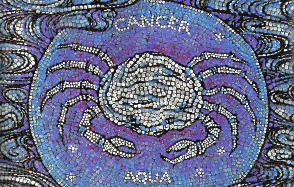 Рак, мозаика