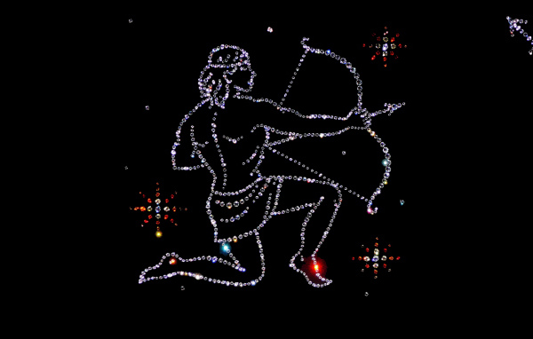 Стрелец из драгоценных камней