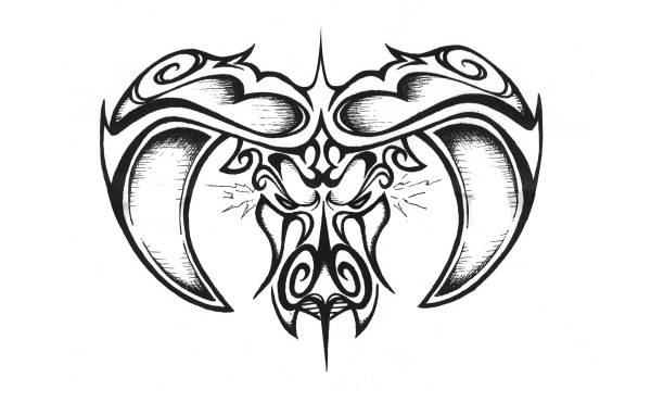 Телец на белом фоне