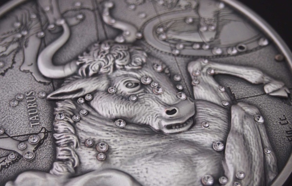 Телец на монете