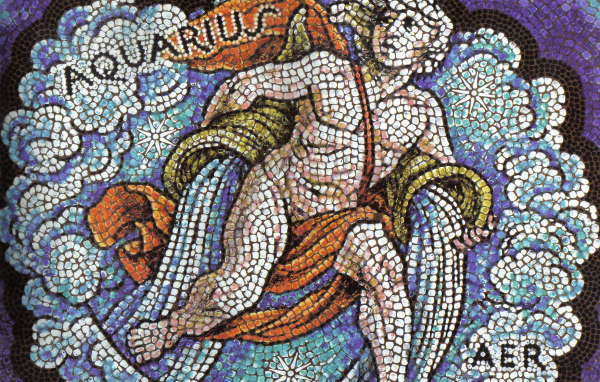 Водолей, мозаика