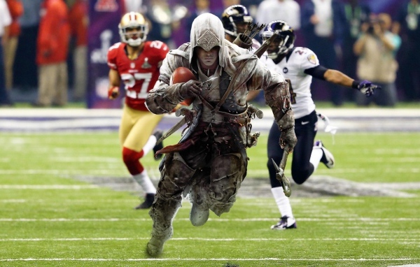 Assassin's creed IV герой играет в футбол