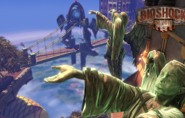 Bioshock Infinite: статуи ангелов