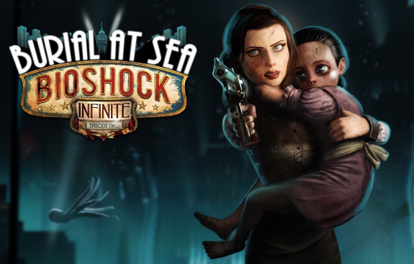Bioshock Infinite: женщина защищает ребенка