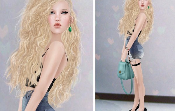 Рисунок, девушка swag