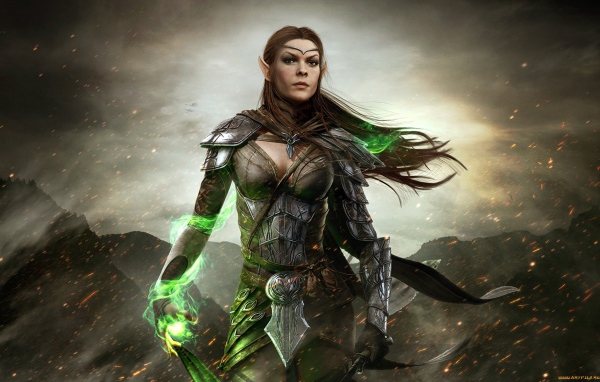 Elder Scrolls Online: эльф маг