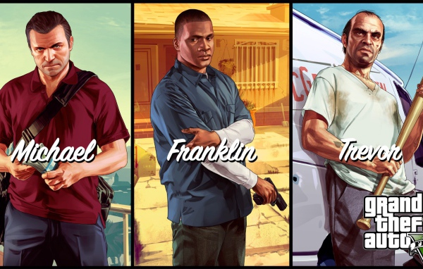 Grand Theft Auto V все герои
