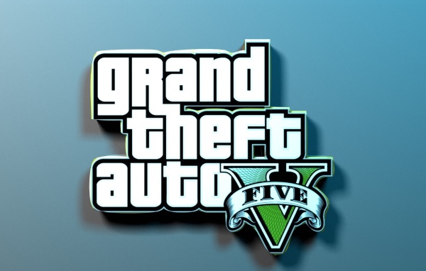 Grand Theft Auto V в синем