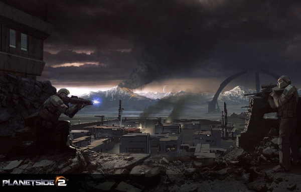 Planetside 2: штурм города