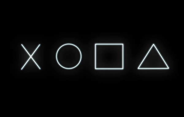 Sony Play Station 4 черный логотип