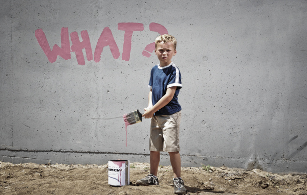 Уличный художник ребёнок