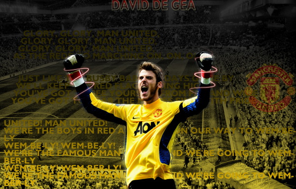 The best goalkeeper of Manchester United David De Gea