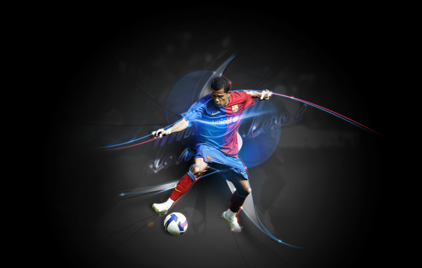 Защитник номер 2 Барселоны Даниэл Алвес