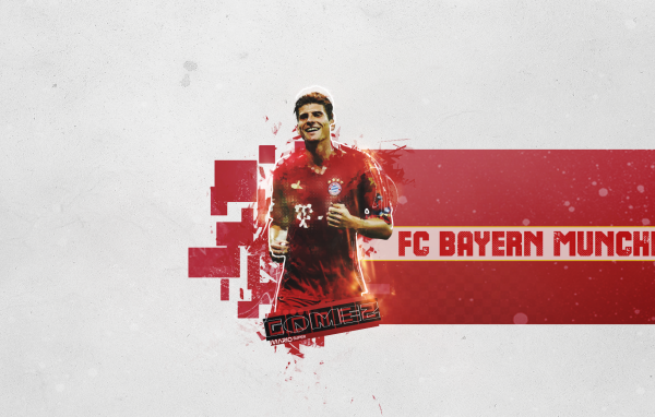 Футболист Баварии Мануэль Нойер на белом фоне