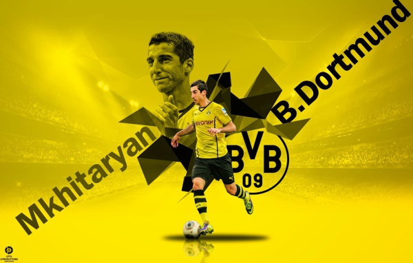  Футболист Дортмунда Генрих Мхитарян