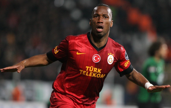 Футболист Галатасарая Дидье Дрогба после игры