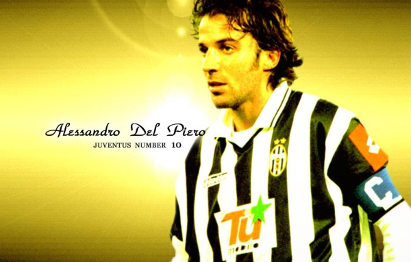 Футболист Сиднея Алессандро Дель Пьеро на желтом фоне