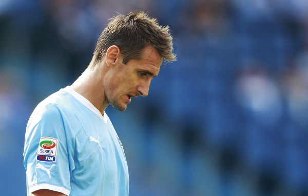 Нападающий Лацио Мирослав Клозе