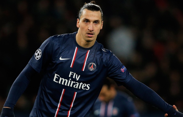 Нападающий ПСЖ Златан Ибрагимович