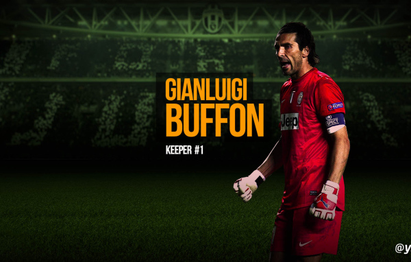 Голкипер Ювентуса Джанлуиджи Буффон как стена