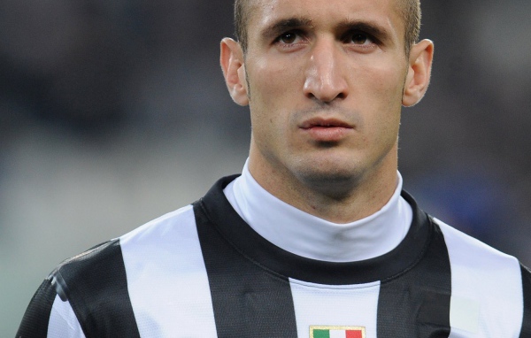 Полузащитник Ювентуса Джорджо Кьеллини крупным планом