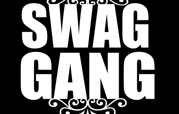 Надпись swag gang